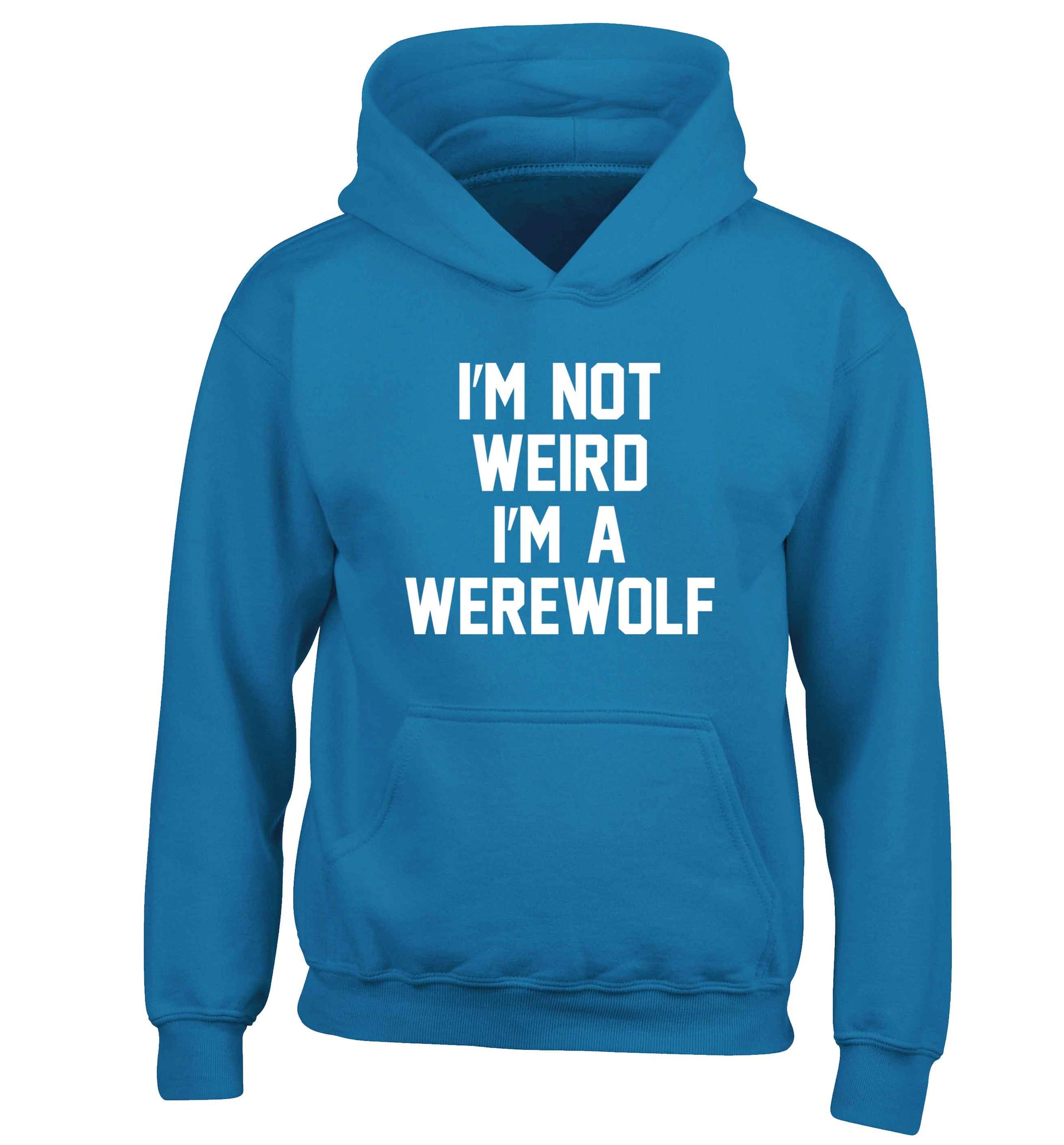 Skeleton Hand Pocket children's blue hoodie 12-13 Years