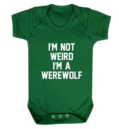 Skeleton Hand Pocket baby vest green 18-24 months