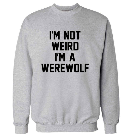 Skeleton Hand Pocket adult's unisex grey sweater 2XL