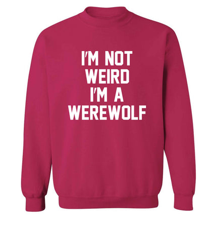 Skeleton Hand Pocket adult's unisex pink sweater 2XL