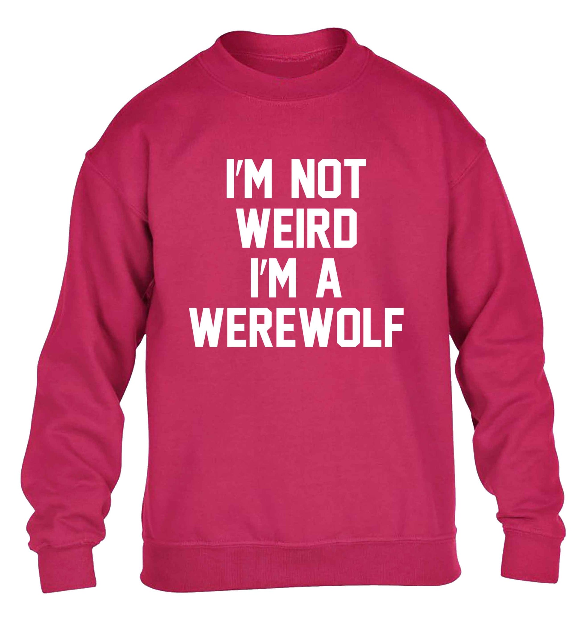 Skeleton Hand Pocket children's pink sweater 12-13 Years
