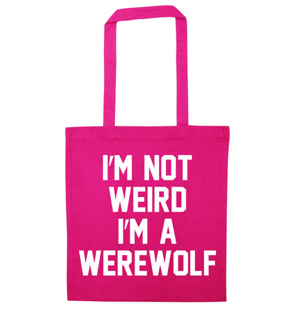 Skeleton Hand Pocket pink tote bag