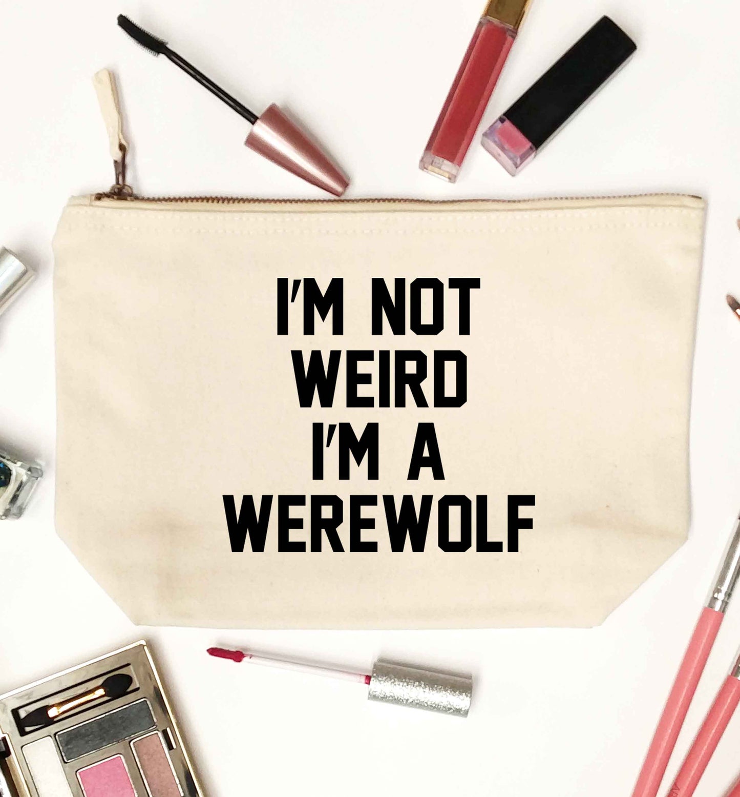Skeleton Hand Pocket natural makeup bag