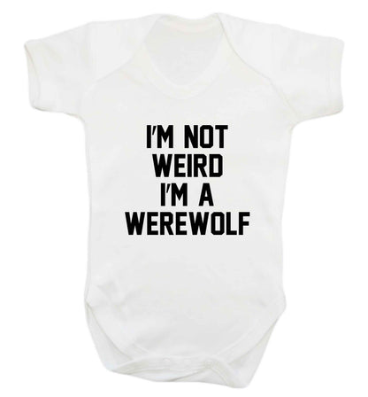 Skeleton Hand Pocket baby vest white 18-24 months