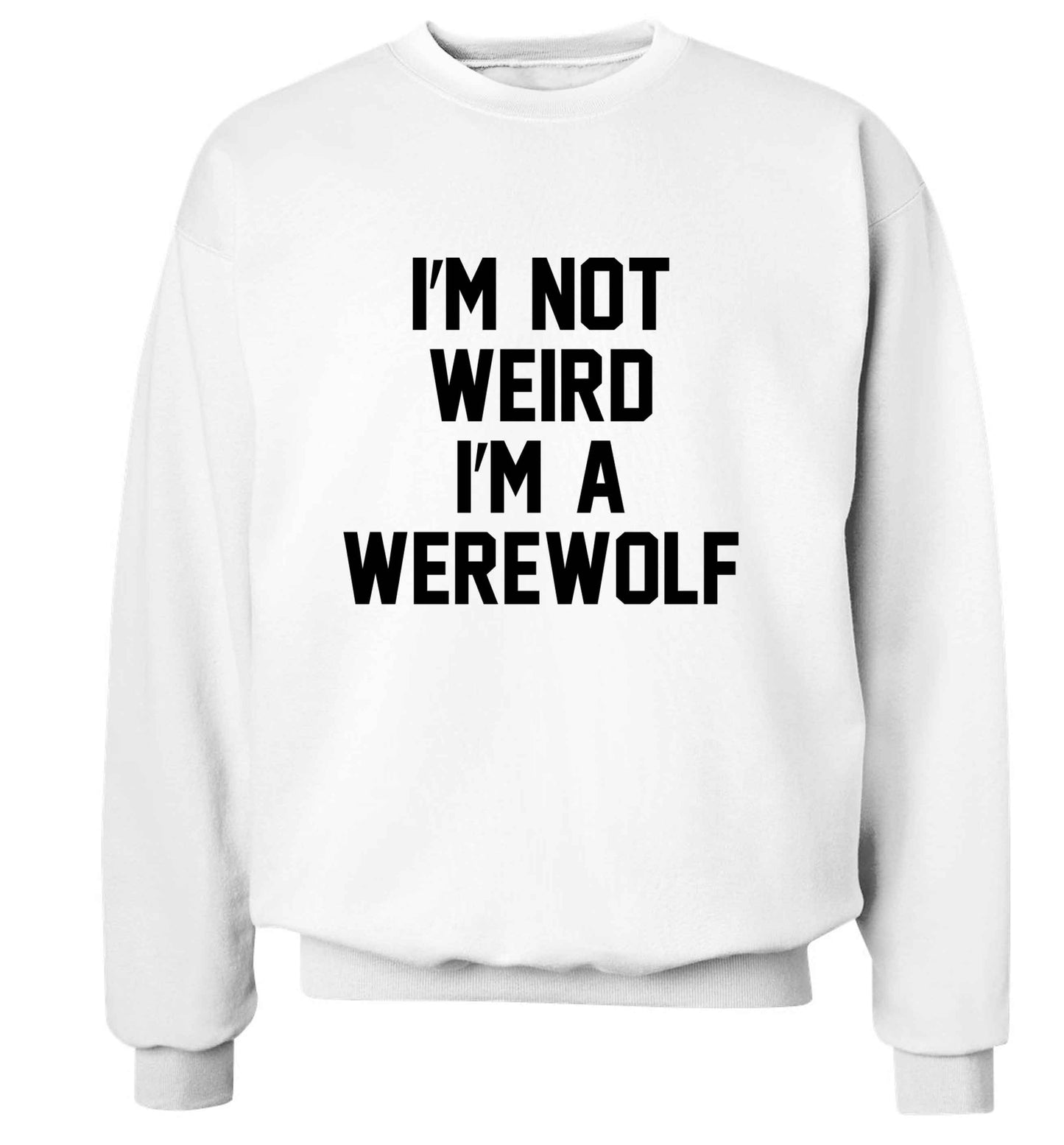 Skeleton Hand Pocket adult's unisex white sweater 2XL