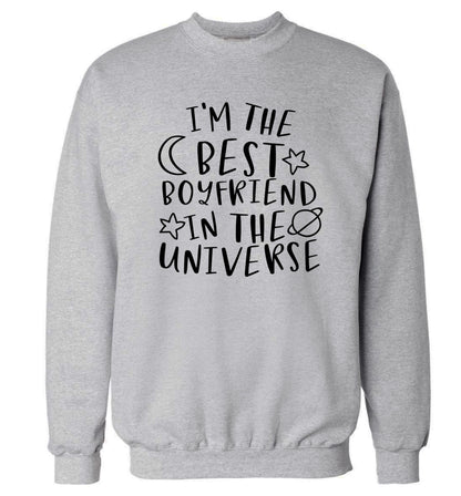 I'm the best boyfriend in the universe Adult's unisex grey Sweater 2XL