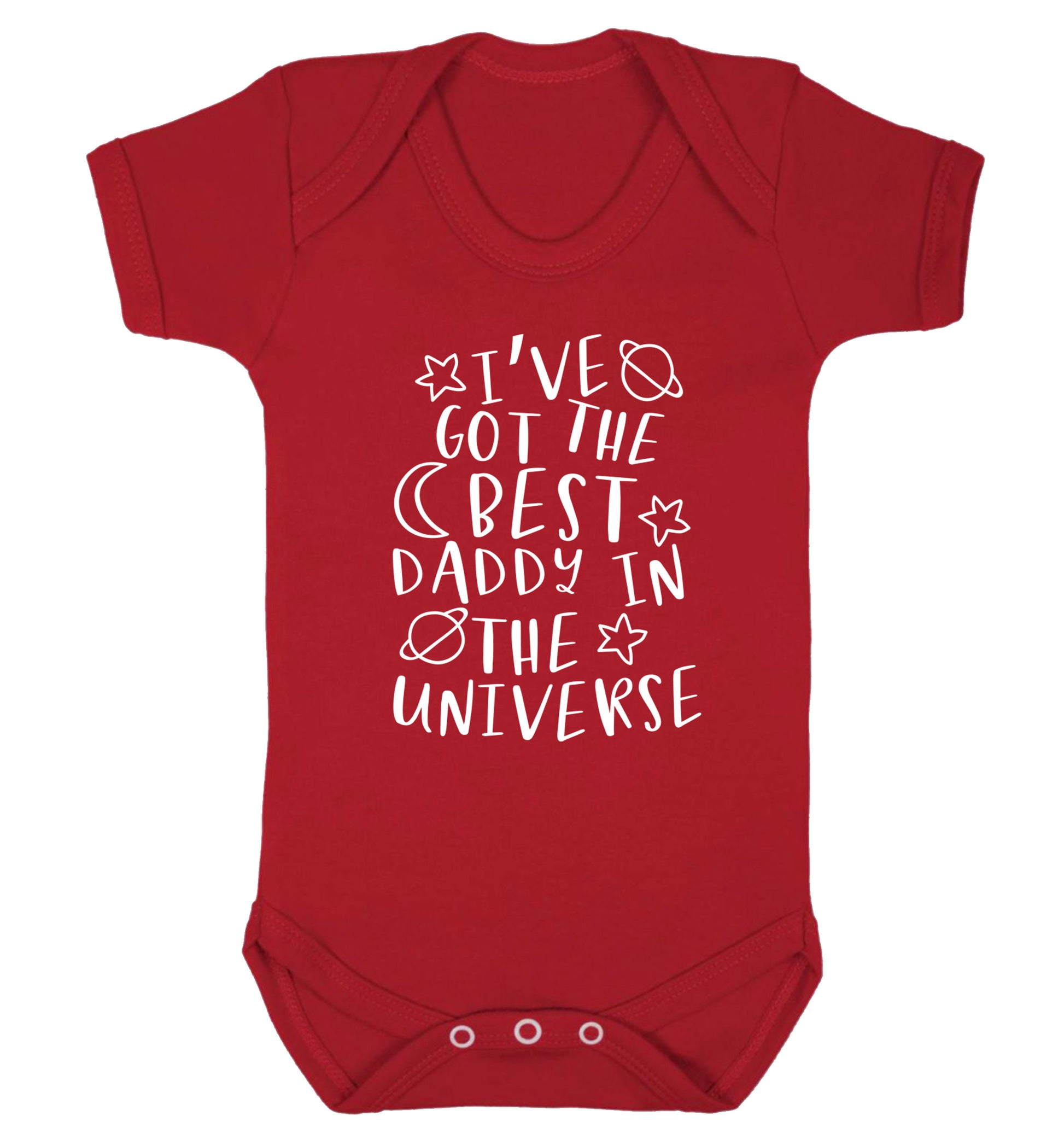 I've got the best daddy in the universe Baby Vest red 18-24 months