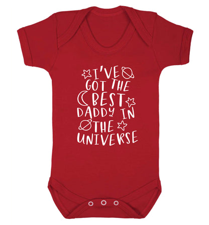 I've got the best daddy in the universe Baby Vest red 18-24 months