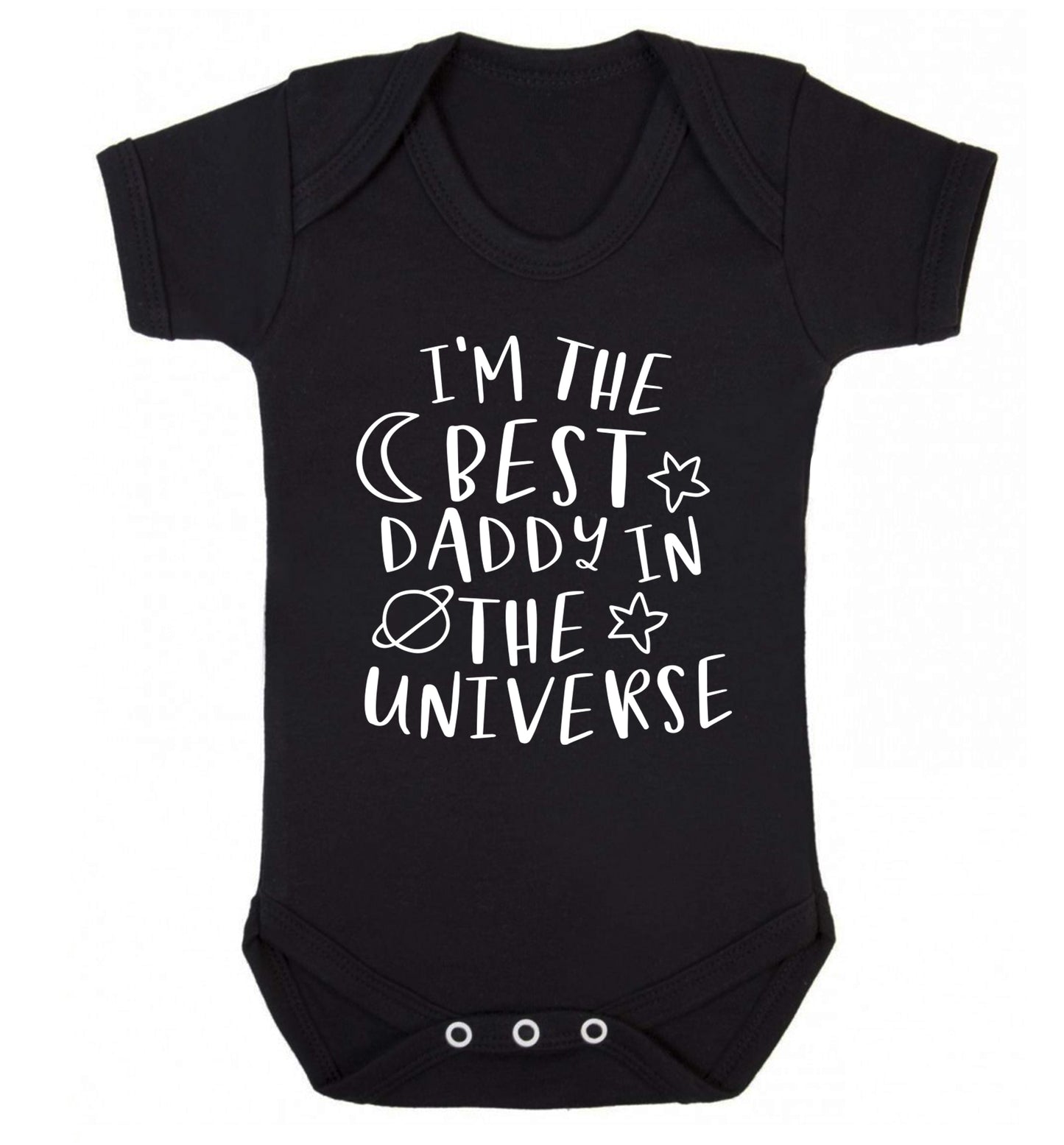 I'm the best daddy in the universe Baby Vest black 18-24 months