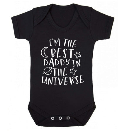 I'm the best daddy in the universe Baby Vest black 18-24 months