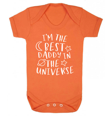 I'm the best daddy in the universe Baby Vest orange 18-24 months