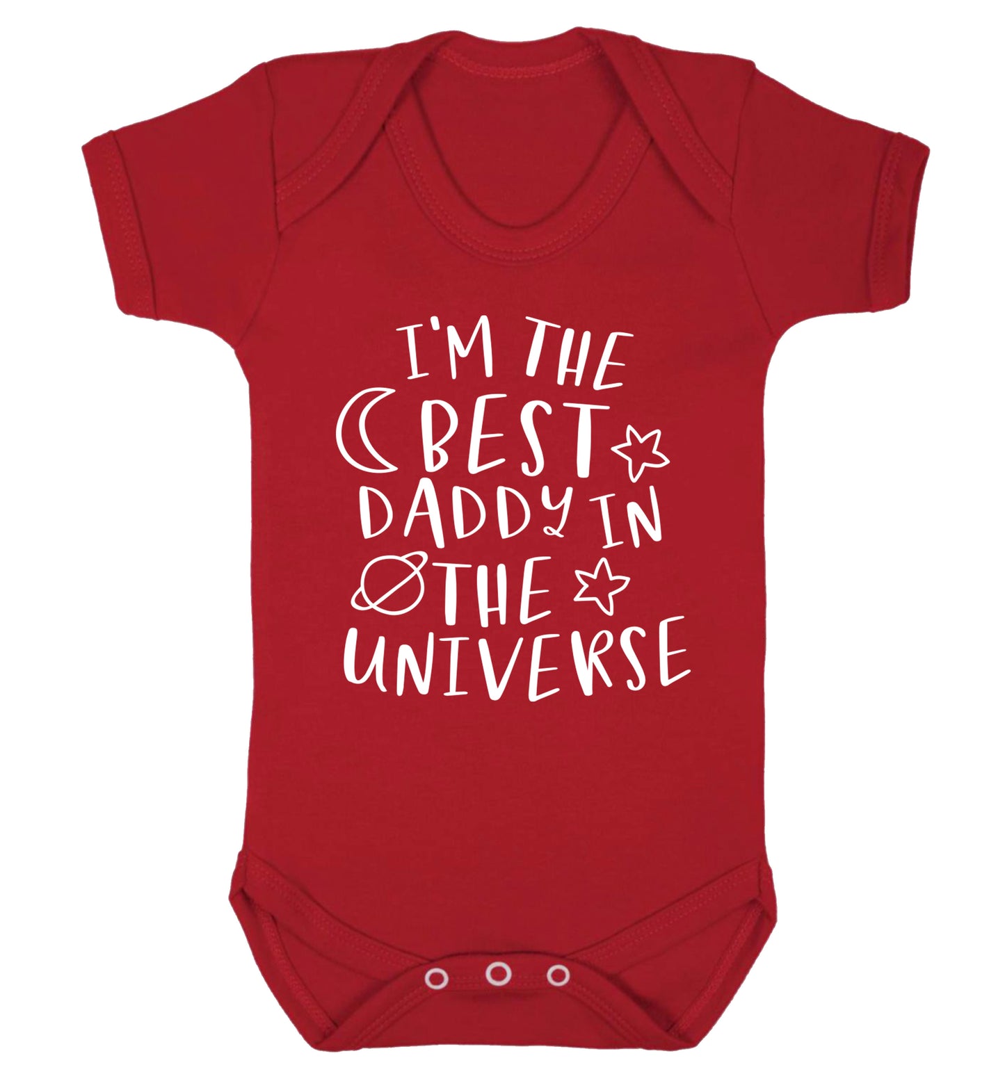 I'm the best daddy in the universe Baby Vest red 18-24 months
