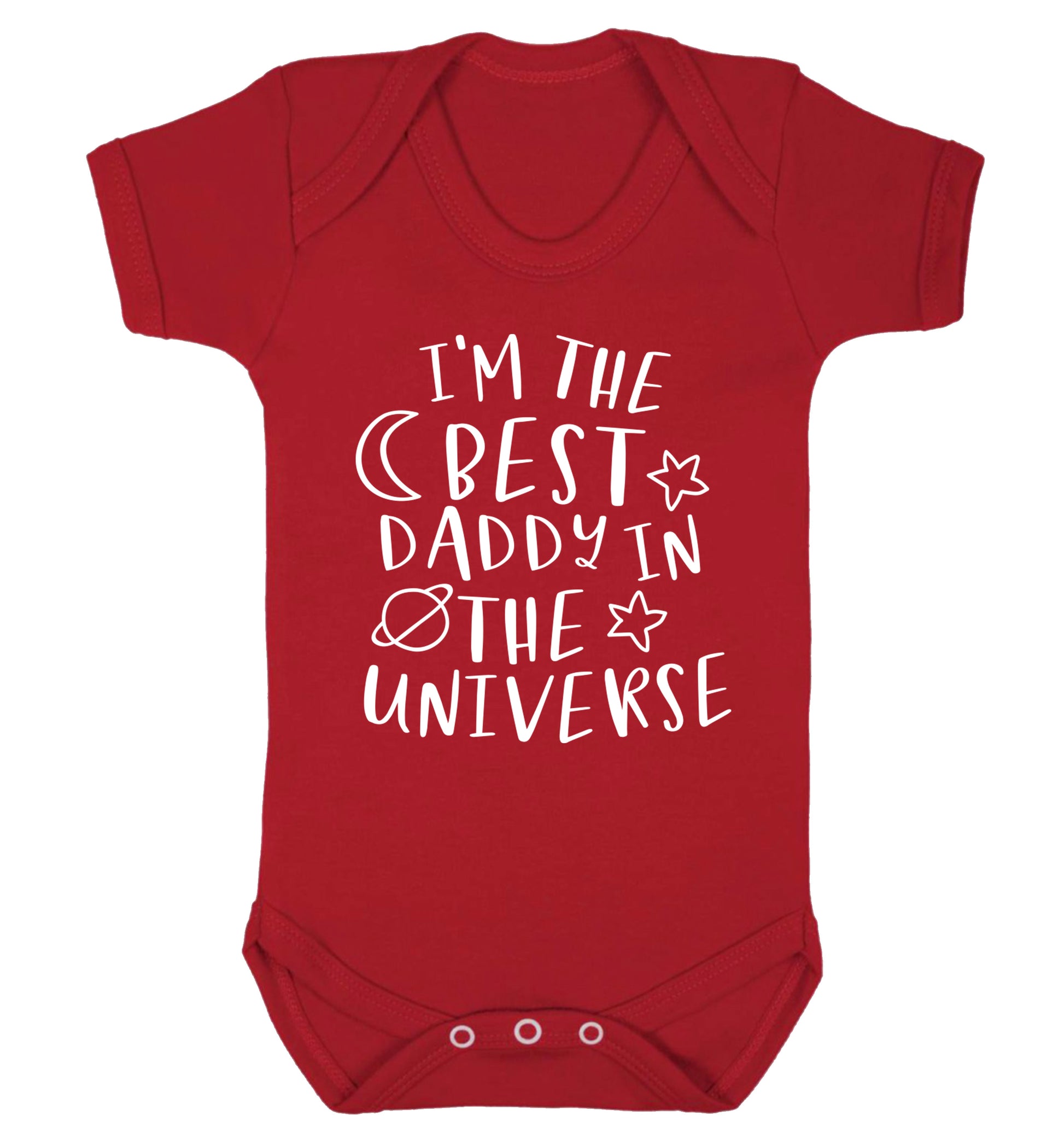 I'm the best daddy in the universe Baby Vest red 18-24 months