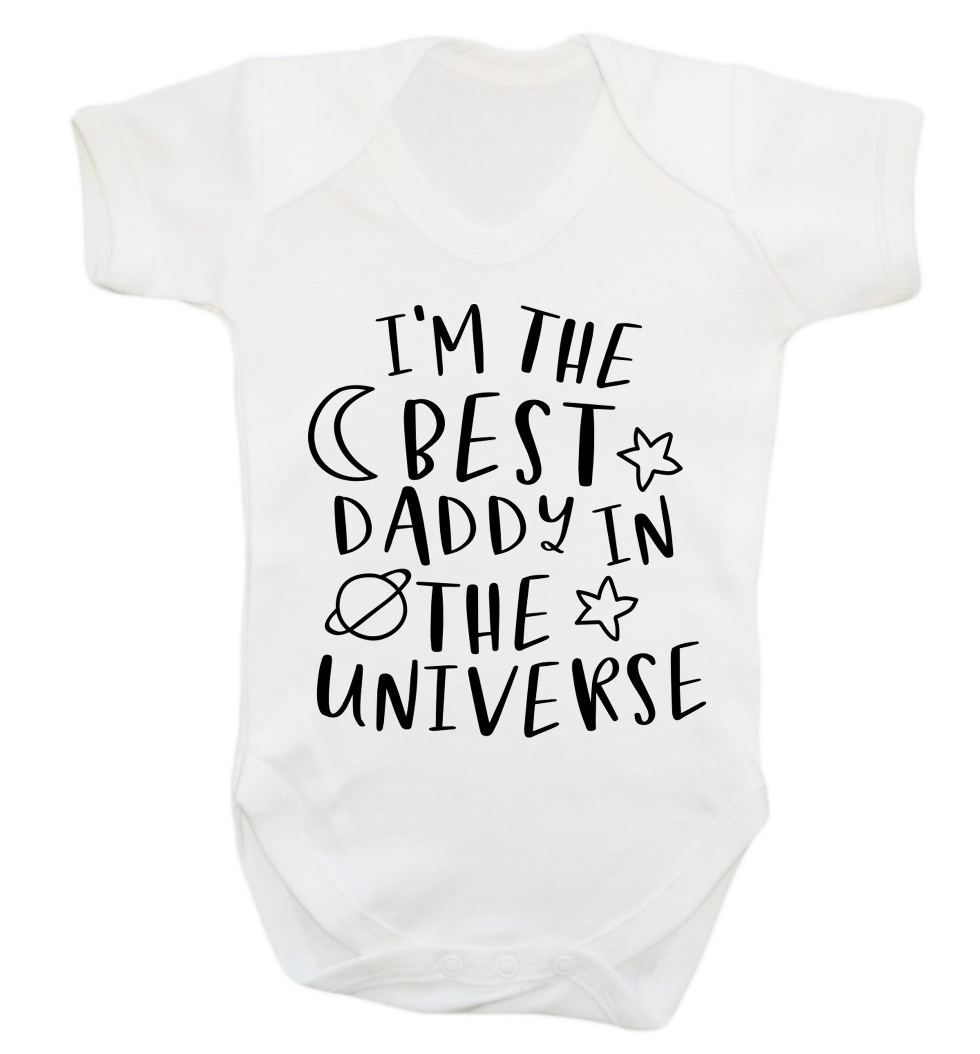 I'm the best daddy in the universe Baby Vest white 18-24 months