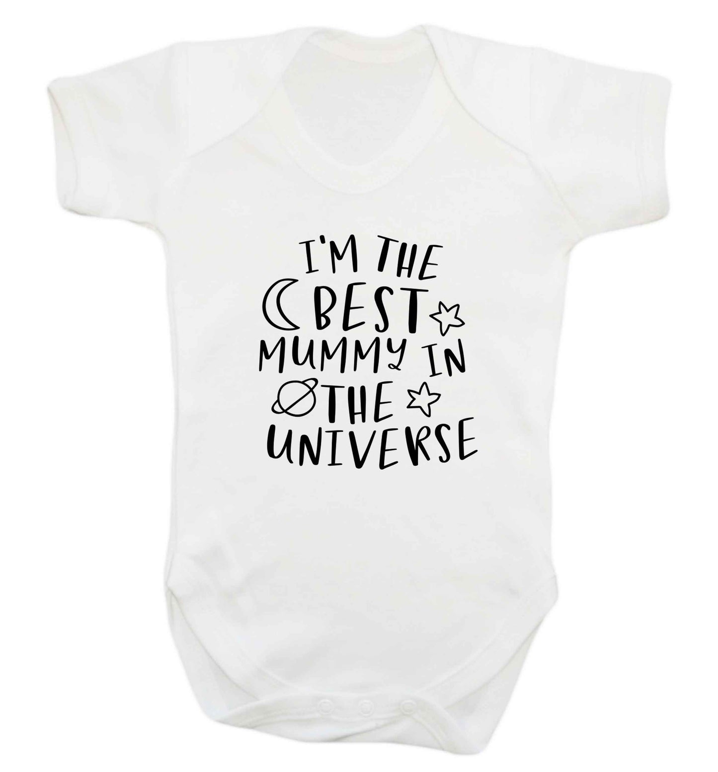 I'm the best mummy in the universe baby vest white 18-24 months