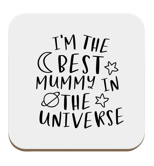 I'm the best mummy in the universe set of four coasters