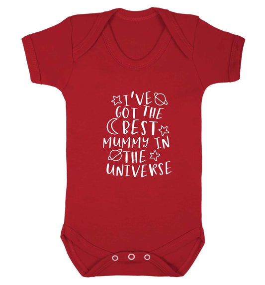 I've got the best mummy in the universe baby vest red 18-24 months