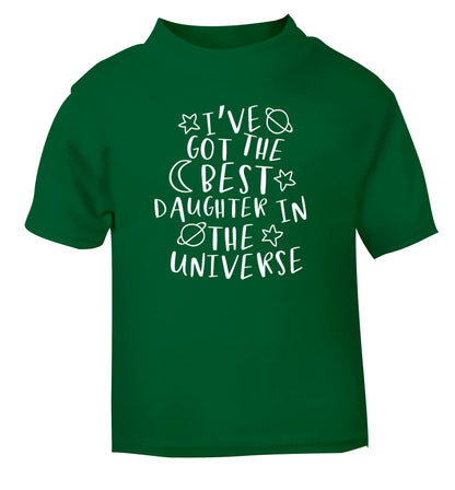 I've got the best daughter in the universe green Baby Toddler Tshirt 2 Years