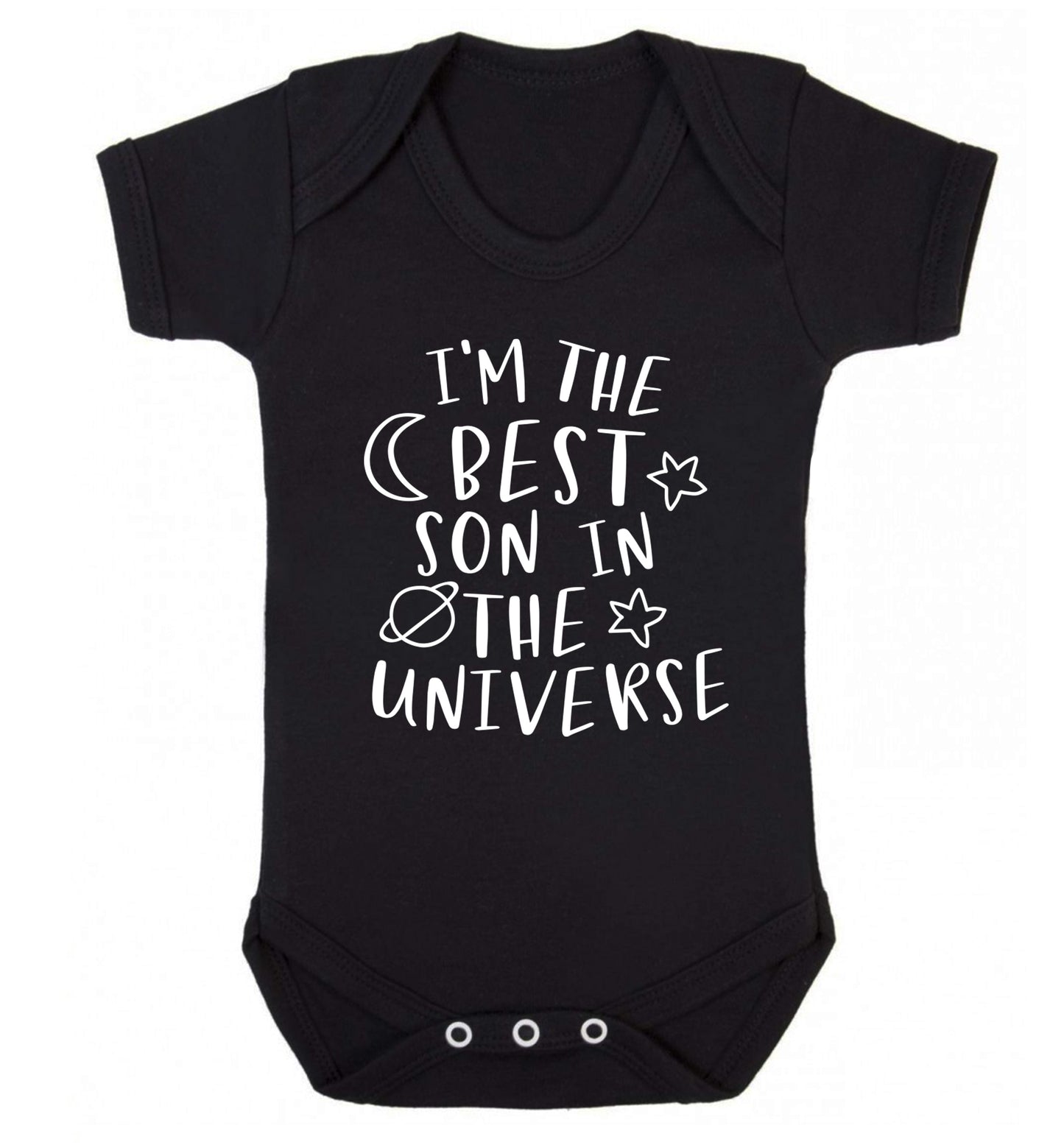 I'm the best son in the universe Baby Vest black 18-24 months