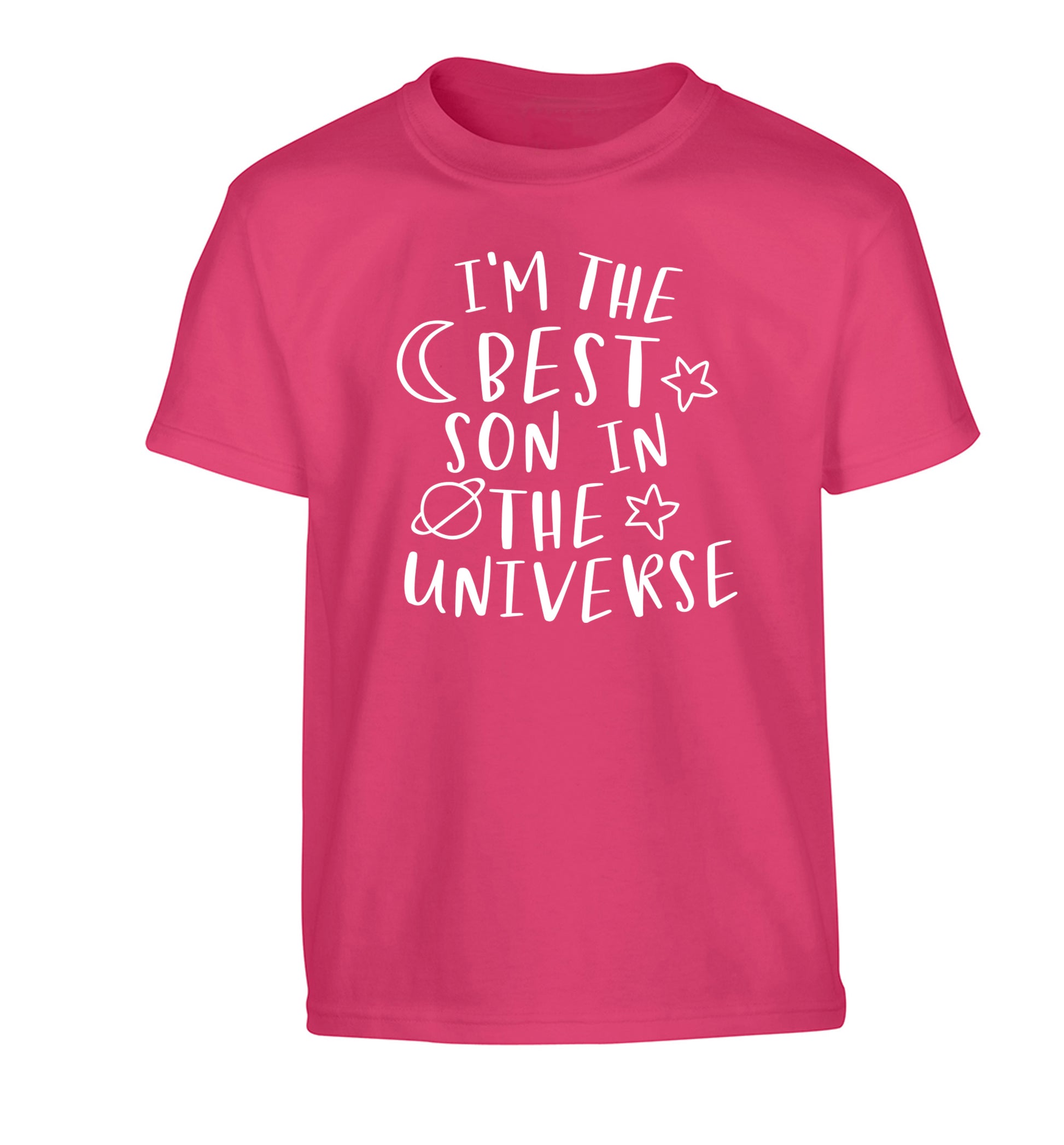 I'm the best son in the universe Children's pink Tshirt 12-13 Years