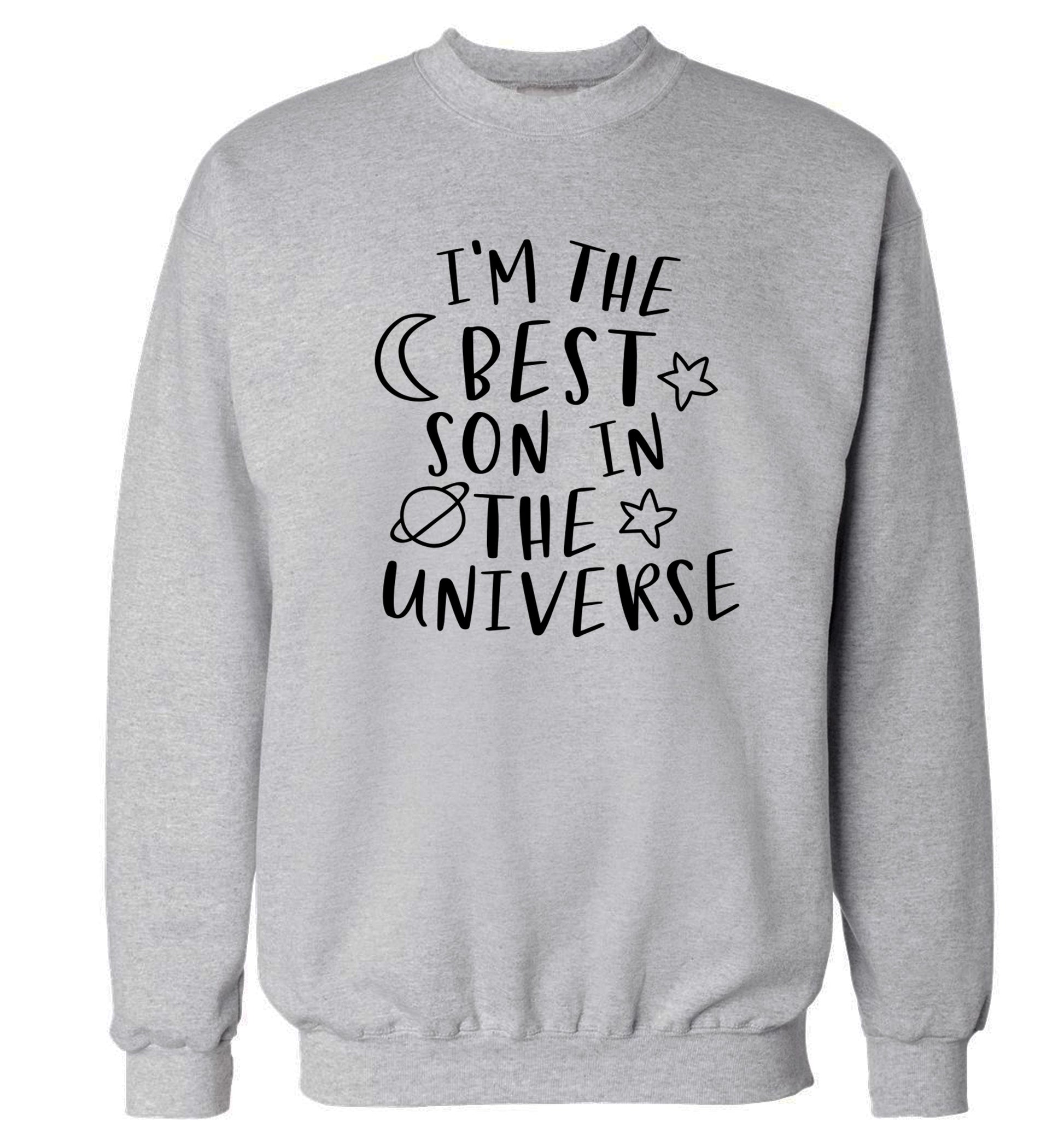I'm the best son in the universe Adult's unisex grey Sweater 2XL
