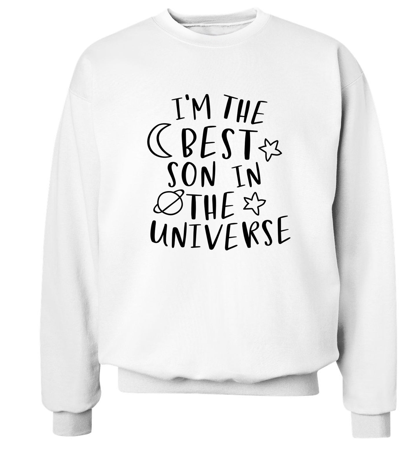 I'm the best son in the universe Adult's unisex white Sweater 2XL
