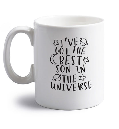 I've got the best son in the universe right handed white ceramic mug 