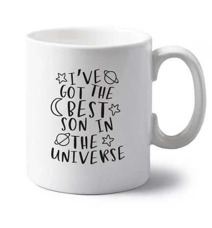 I've got the best son in the universe left handed white ceramic mug 