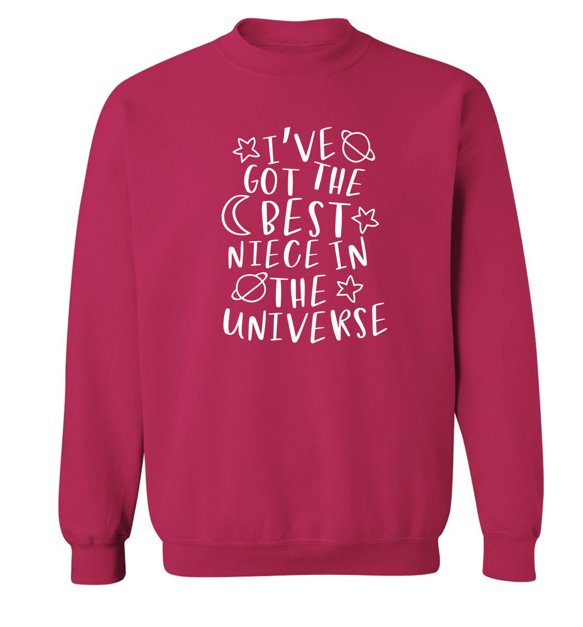 I've got the best niece in the universe Adult's unisex pink Sweater 2XL