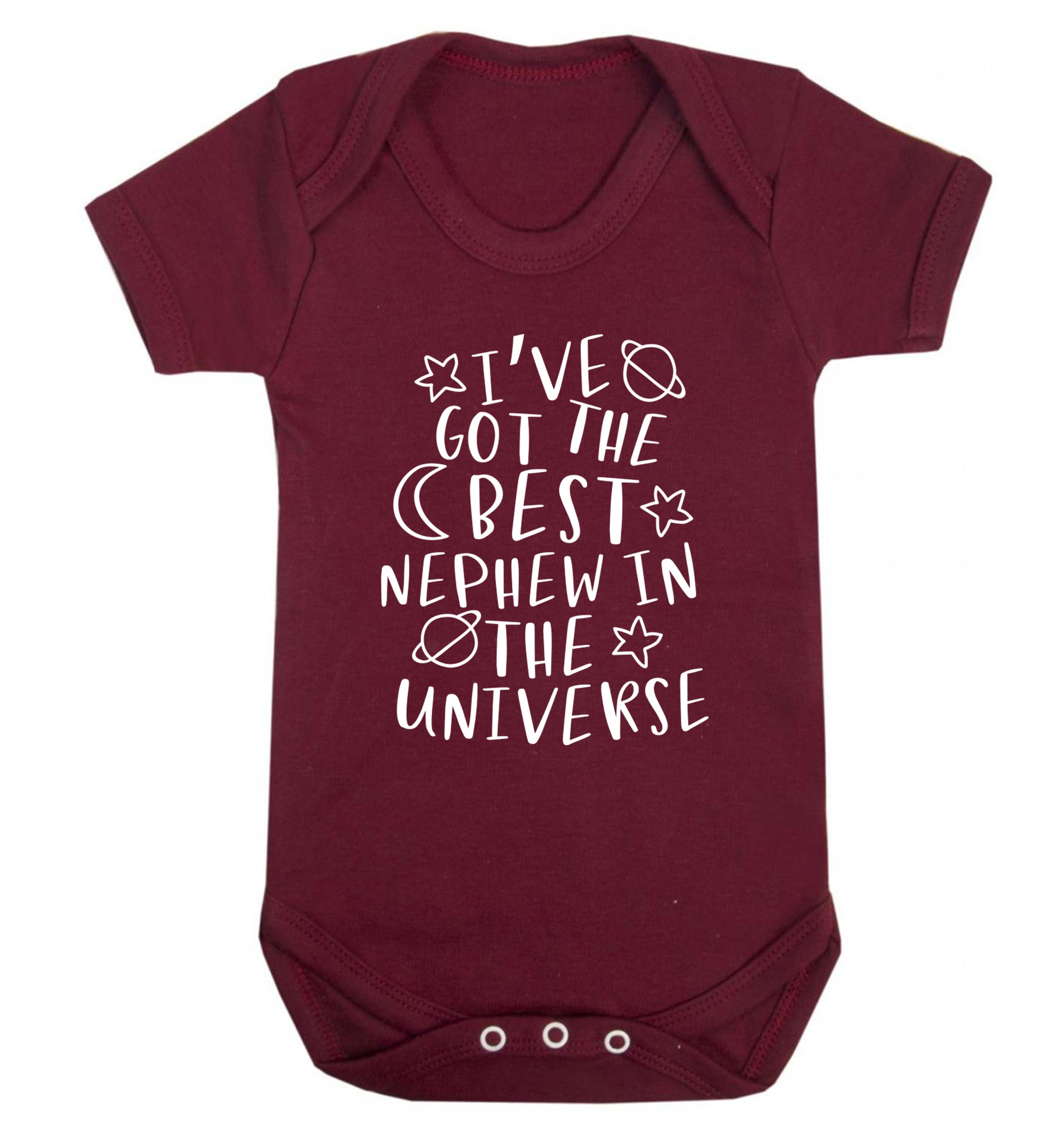 I've got the best nephew in the universe Baby Vest maroon 18-24 months