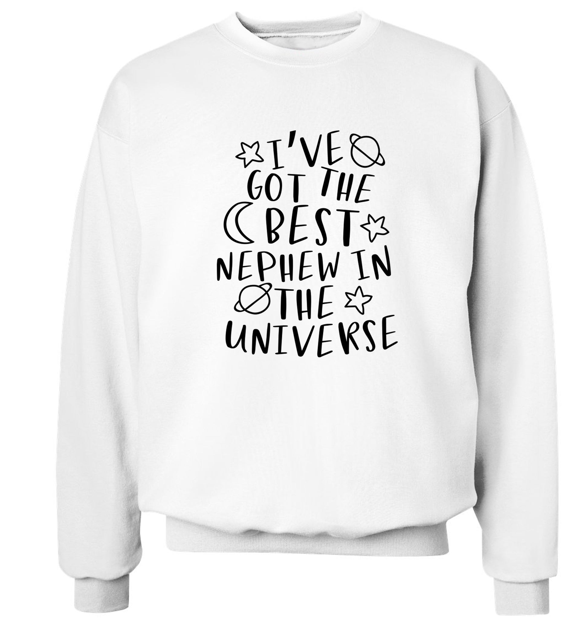 I've got the best nephew in the universe Adult's unisex white Sweater 2XL