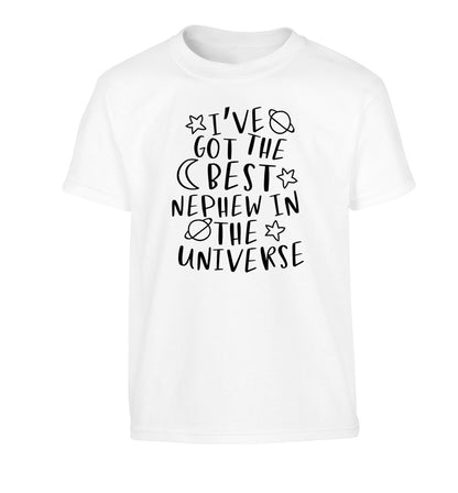 I've got the best nephew in the universe Children's white Tshirt 12-13 Years