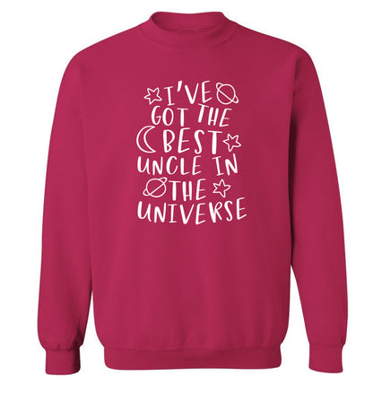 I've got the best uncle in the universe Adult's unisex pink Sweater 2XL