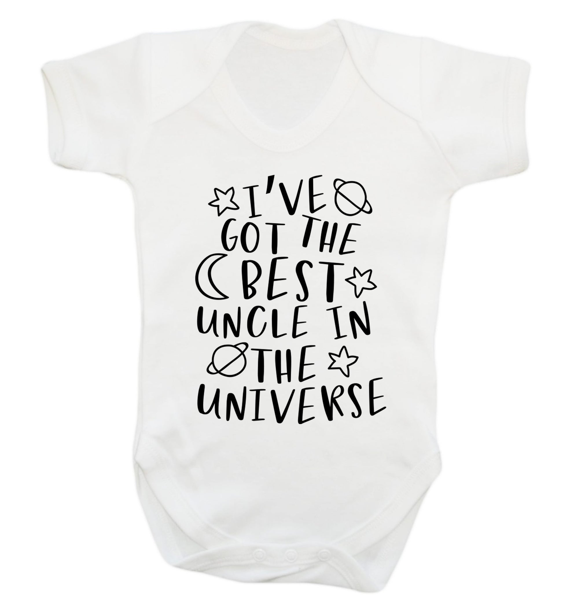 I've got the best uncle in the universe Baby Vest white 18-24 months