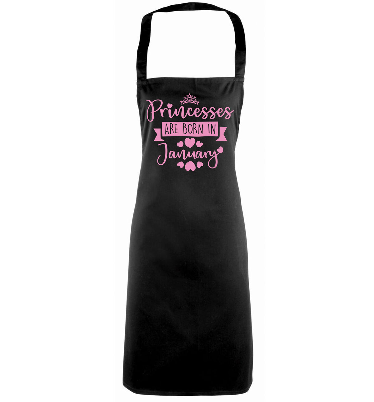 Princesses are born in November black apron