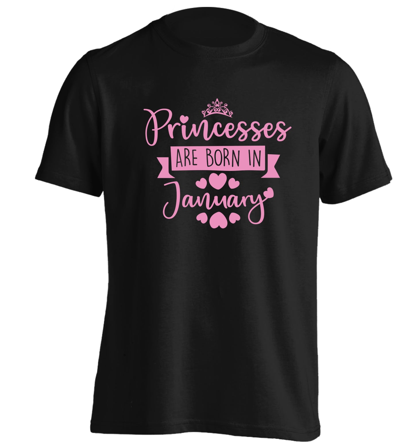 Princesses are born in November adults unisex black Tshirt 2XL