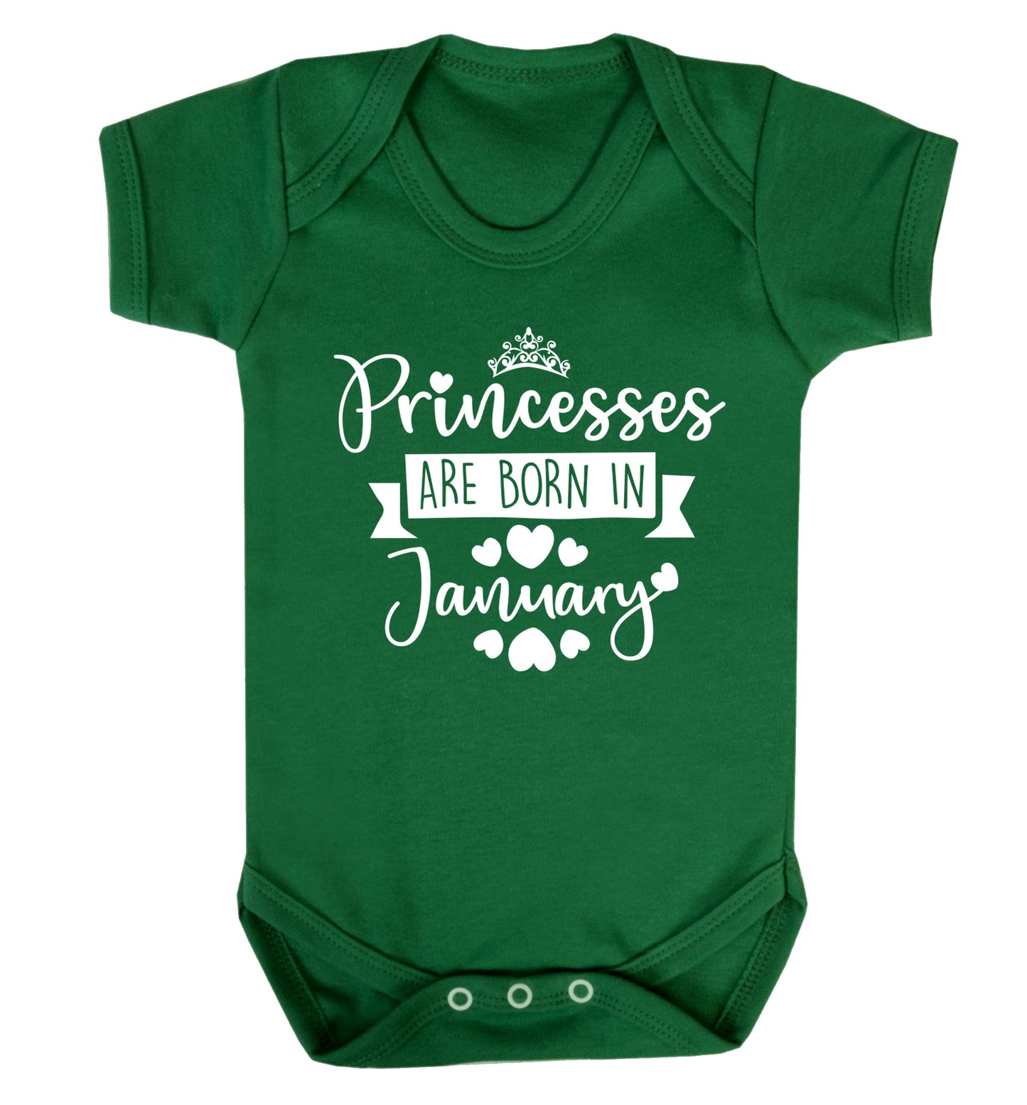 Princesses are born in November Baby Vest green 18-24 months