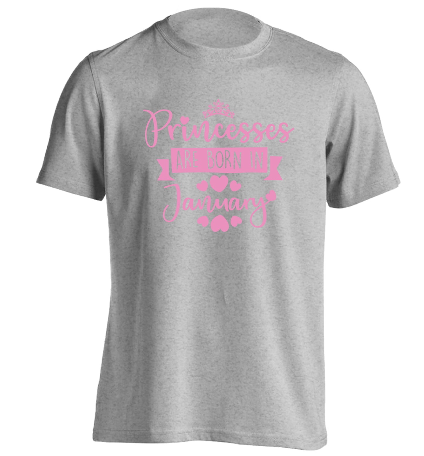Princesses are born in November adults unisex grey Tshirt 2XL