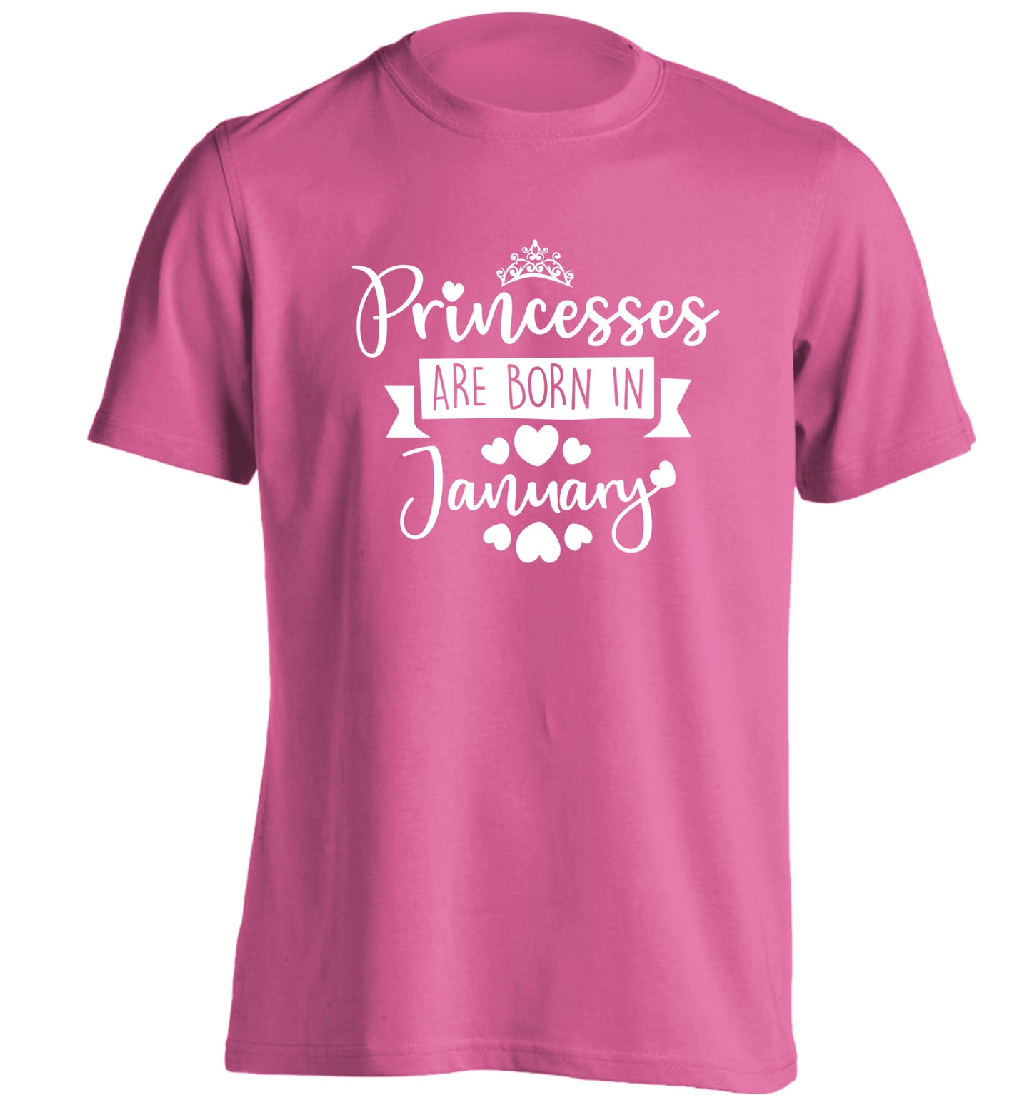 Princesses are born in November adults unisex pink Tshirt 2XL