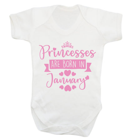 Princesses are born in November Baby Vest white 18-24 months