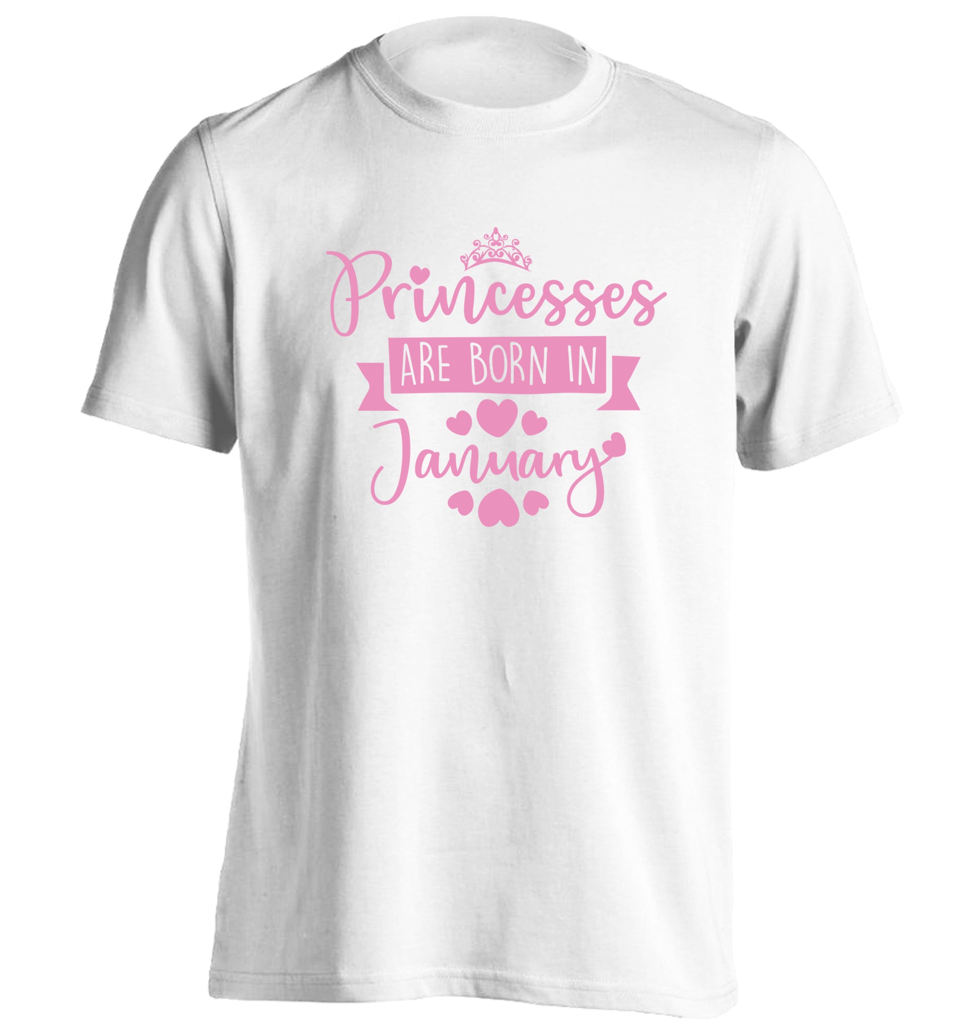 Princesses are born in November adults unisex white Tshirt 2XL