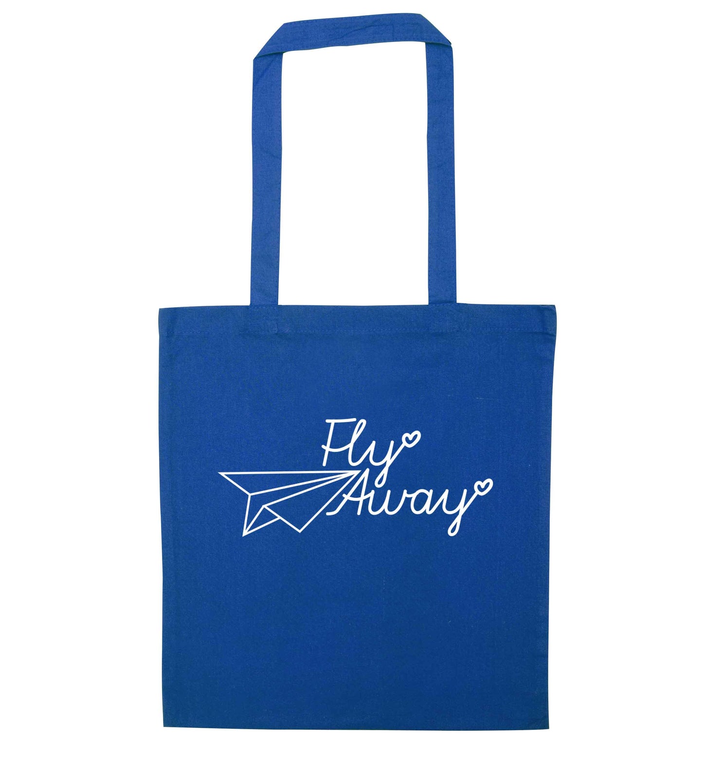 Fly away blue tote bag
