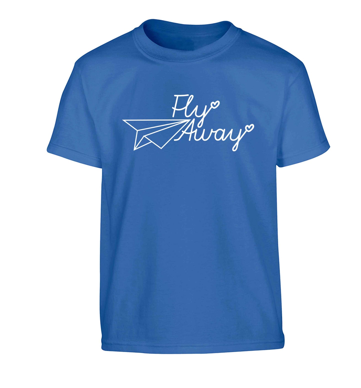 Fly away Children's blue Tshirt 12-13 Years