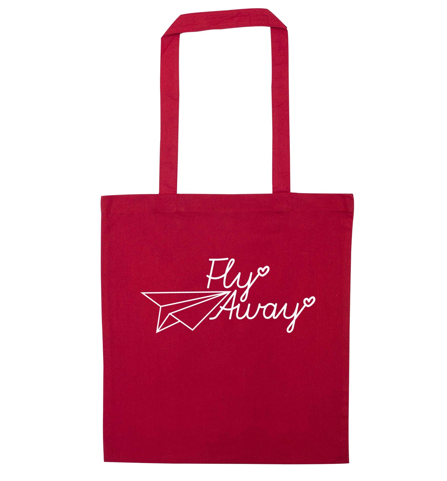 Fly away red tote bag