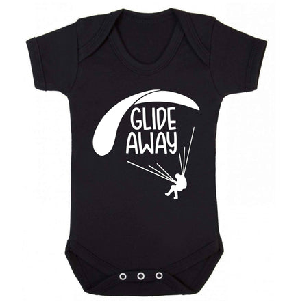 Glide away Baby Vest black 18-24 months