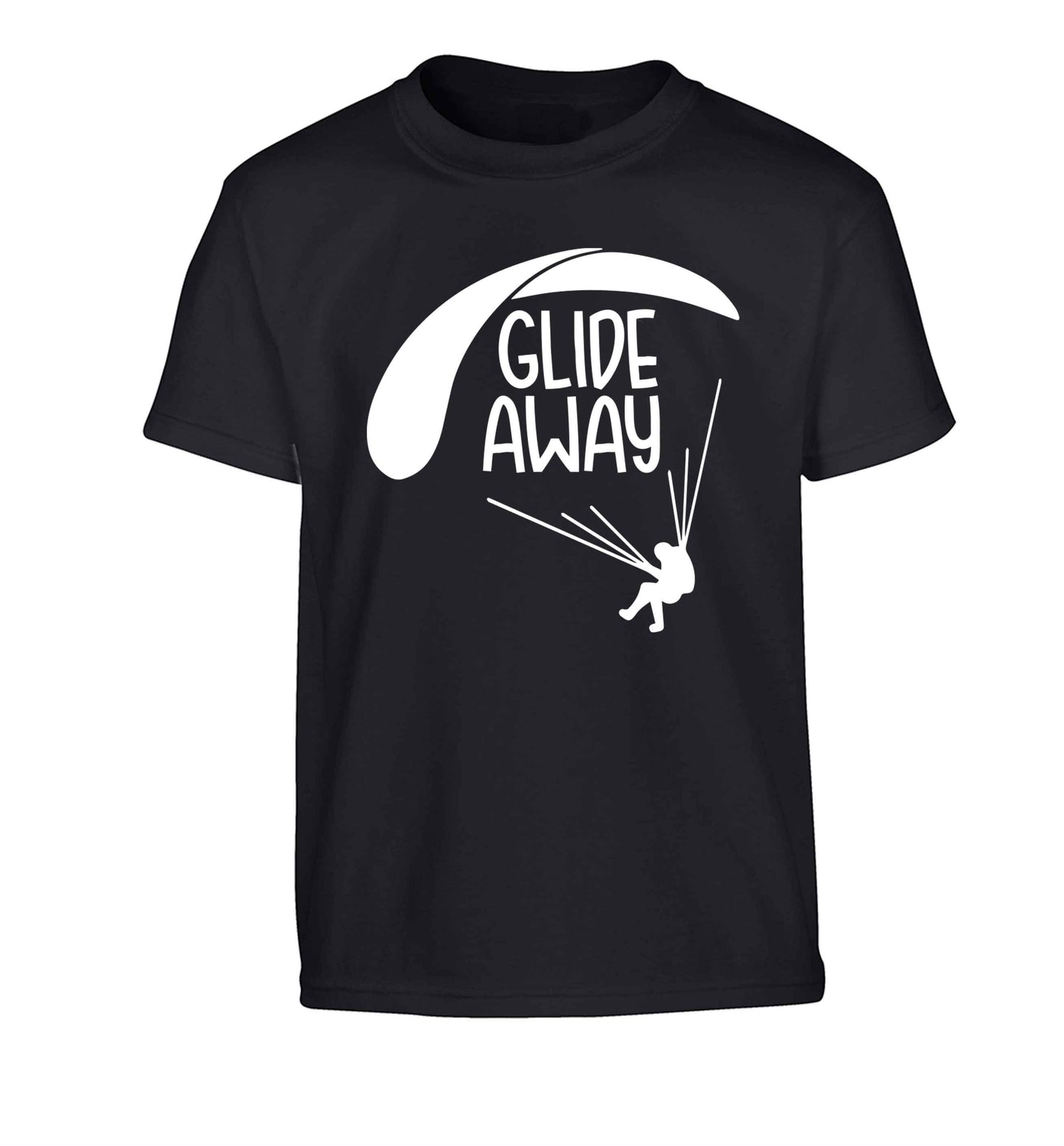 Glide away Children's black Tshirt 12-13 Years