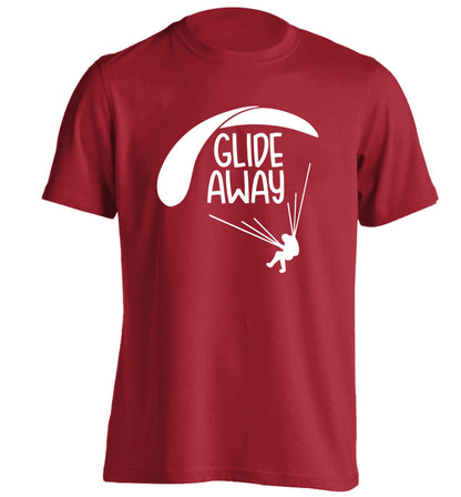 Glide away adults unisex red Tshirt 2XL