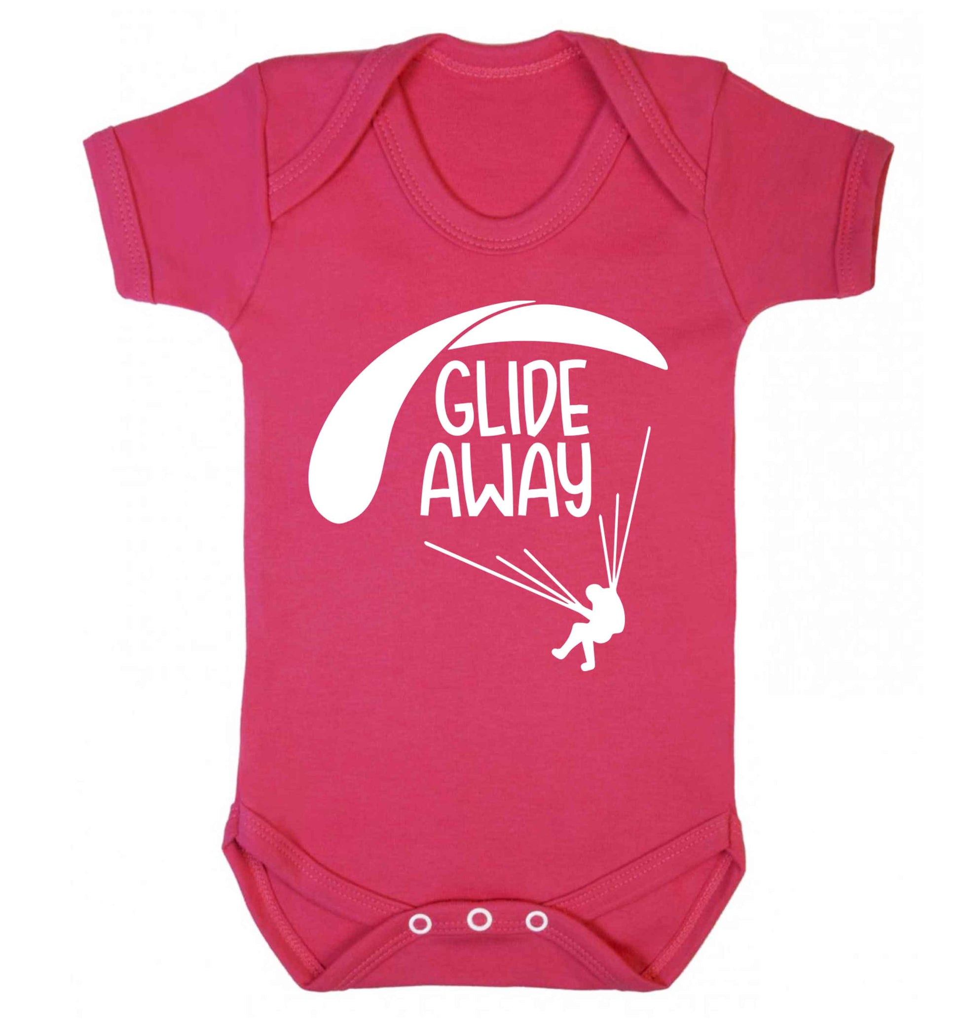 Glide away Baby Vest dark pink 18-24 months
