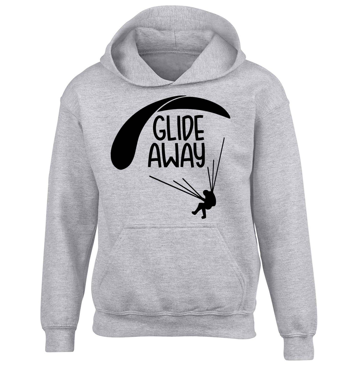 Glide away children's grey hoodie 12-13 Years