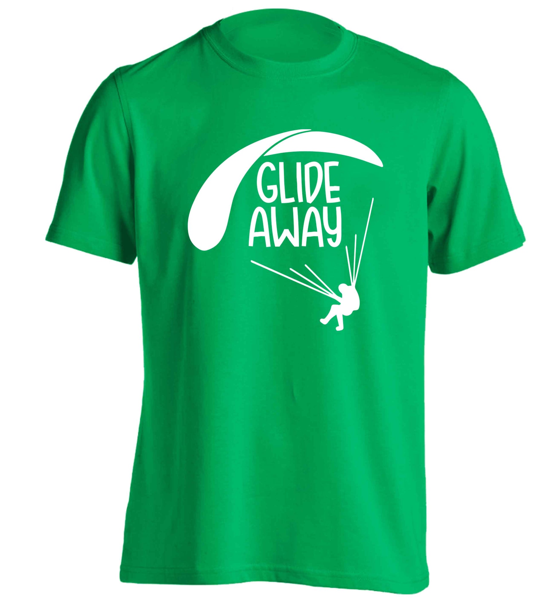 Glide away adults unisex green Tshirt 2XL